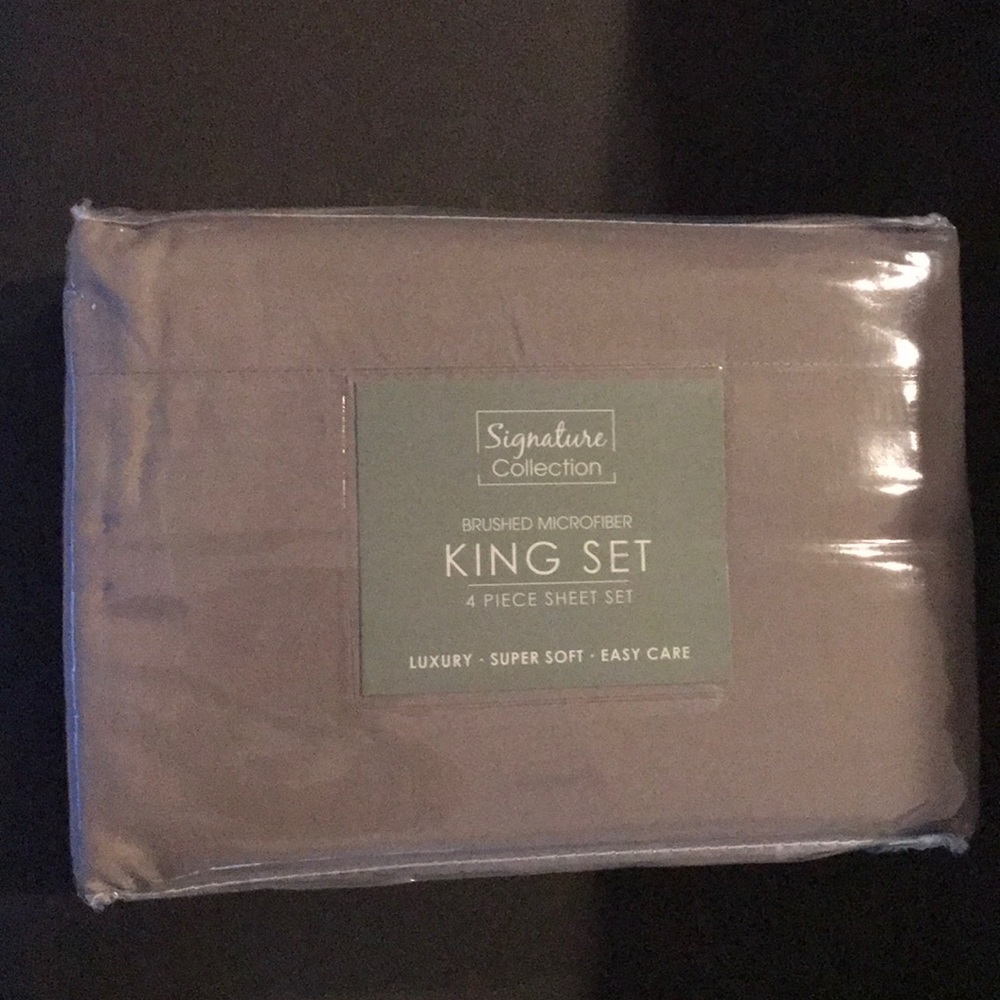 New Grey King Bed Sheets